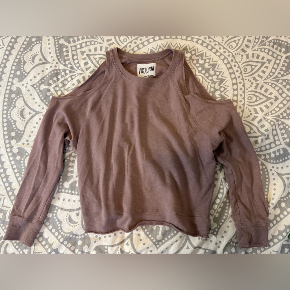 Victoria’s Secret cold shoulder crewneck